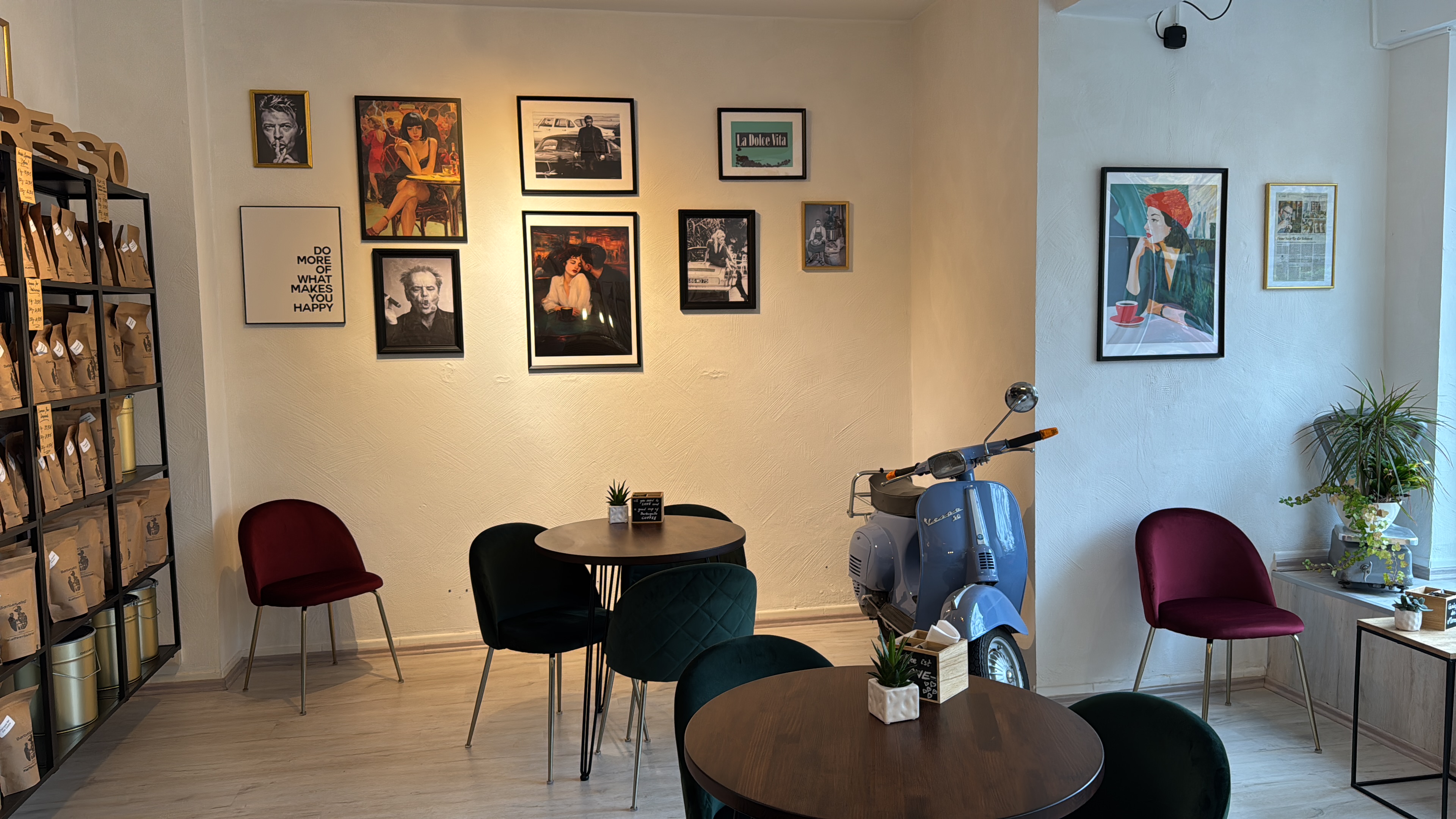 Einblick in die Kaffeerösterei