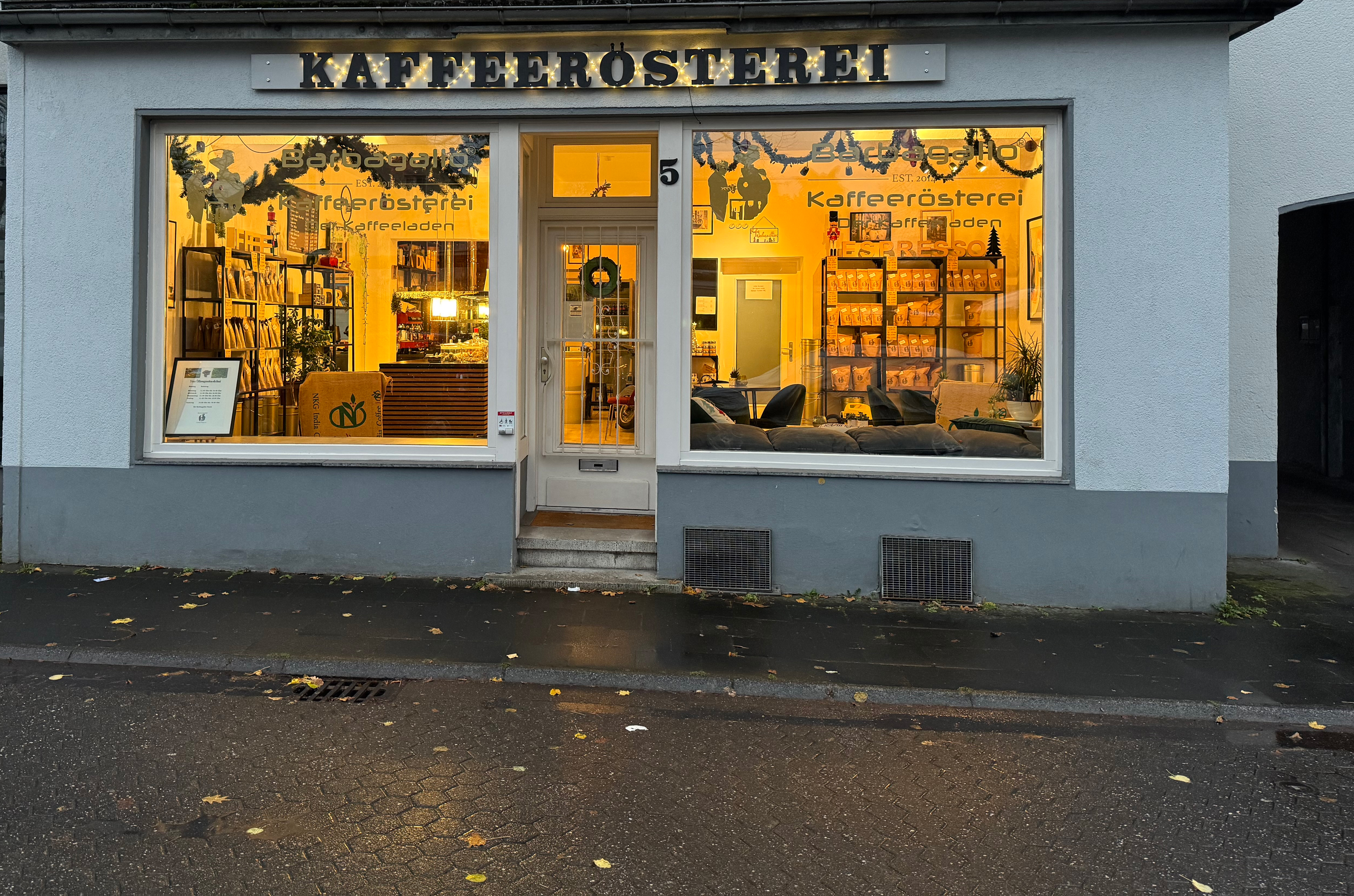 Außenansicht der Barbagallo Kaffeerösterei