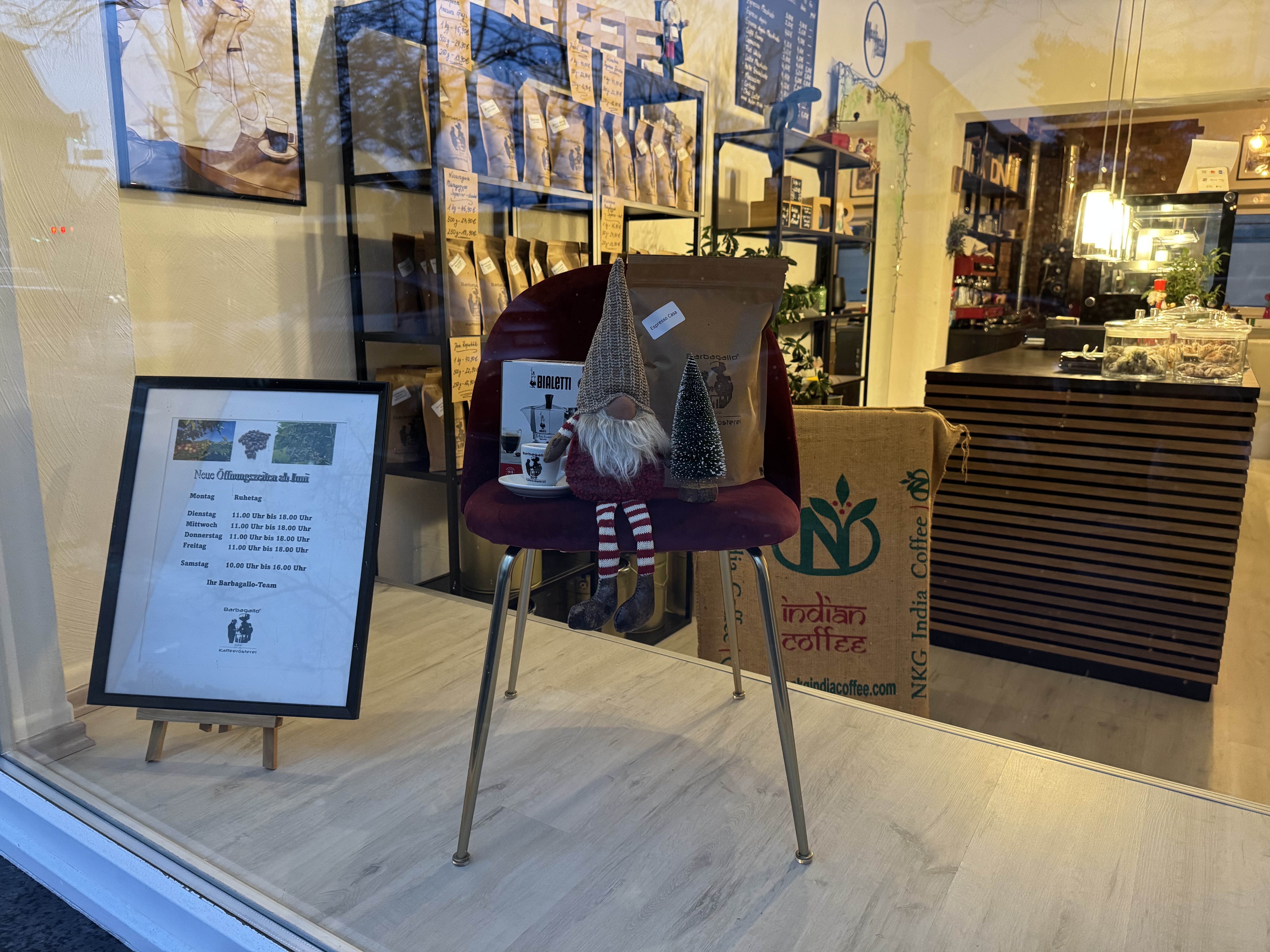 Rohkaffee-Bohnen in der Auswahl